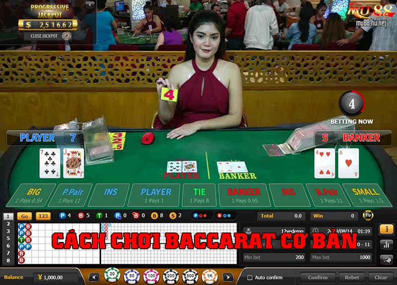 Cách chơi Baccarat cơ bản